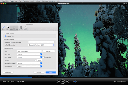 universal media player for mac os x